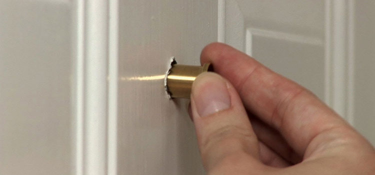 peephole door repair in Gainesville